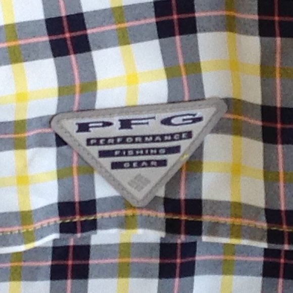NWT Columbia PFG Fishing Gear Shirt Size 3X Omni Shade Plaid Short Sleeves - Picture 11 of 13